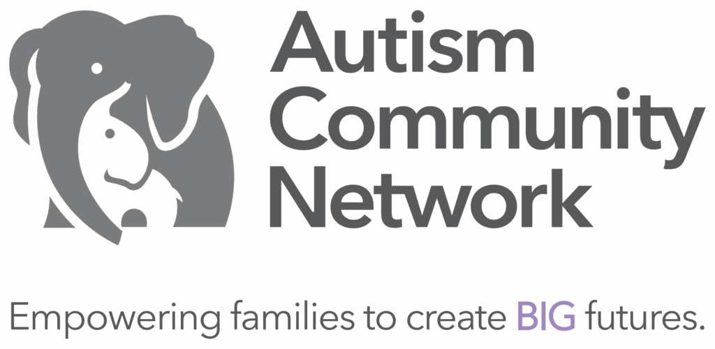 Autism Community Network Logo with Tagline