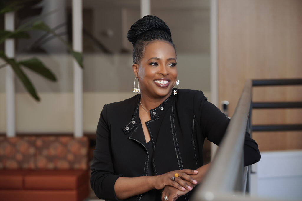 Nadege Souvenir Posing Smiling