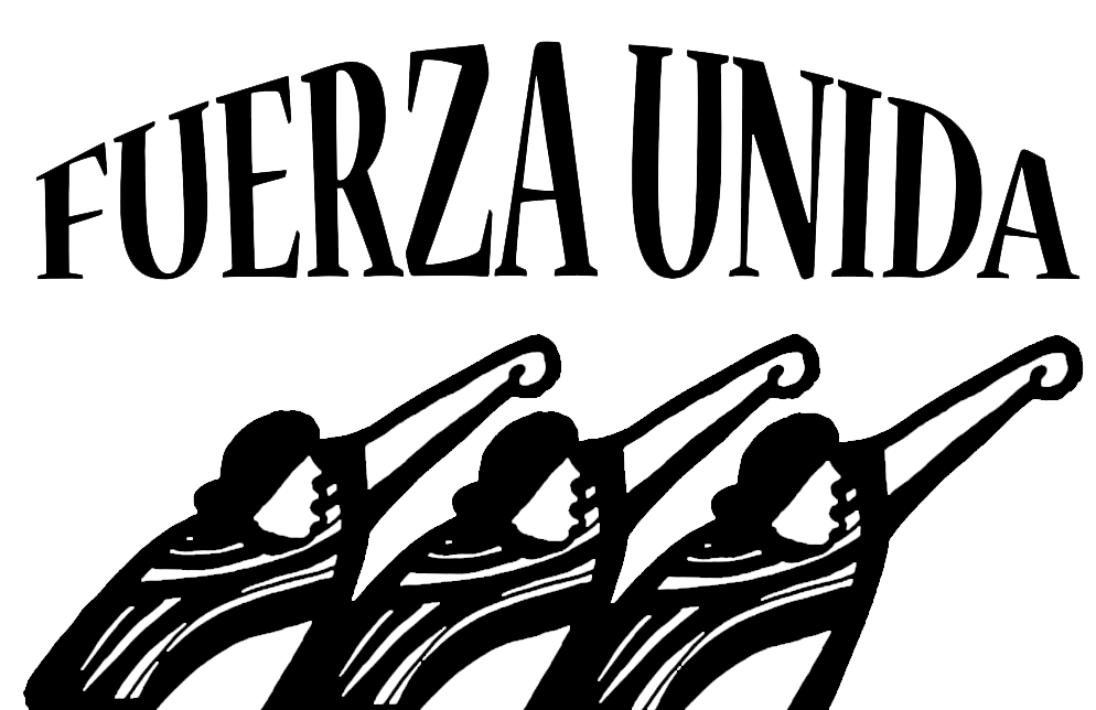Fuerza Unida Logo Black and White